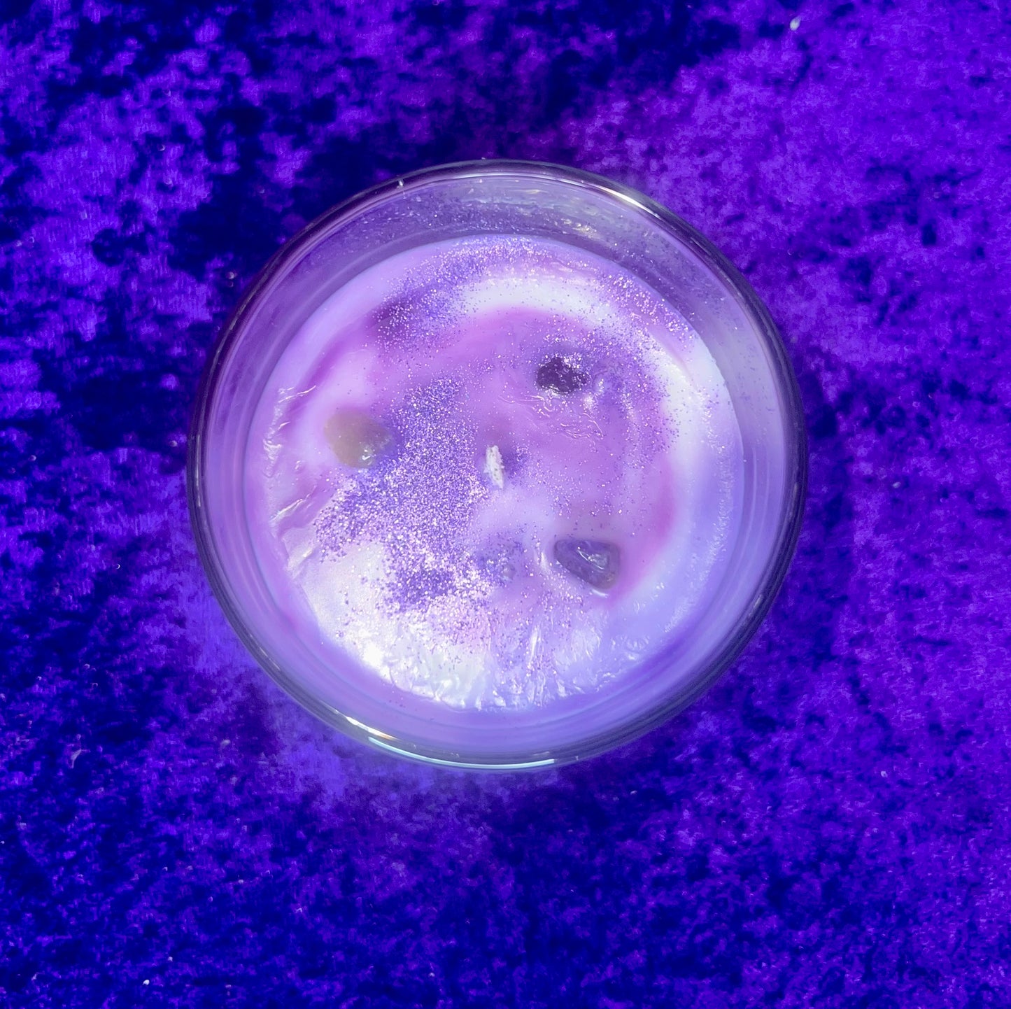 Third Eye Chakra Crystal Candle – Inner Vision