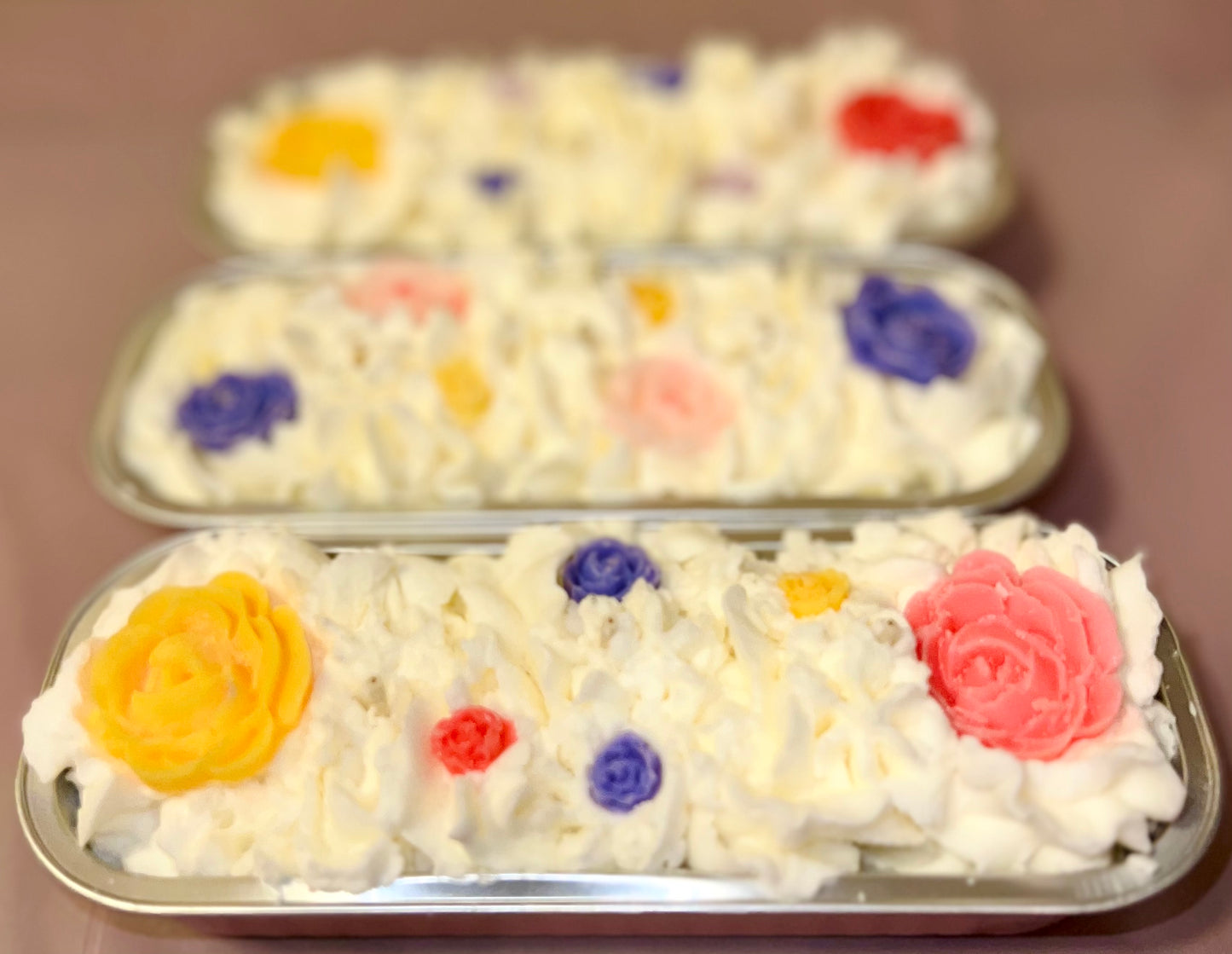 Mothers Day Gift Box- Maxi Tealight 100% Soy candle Maxi Tealight Cashmere Rose Glow